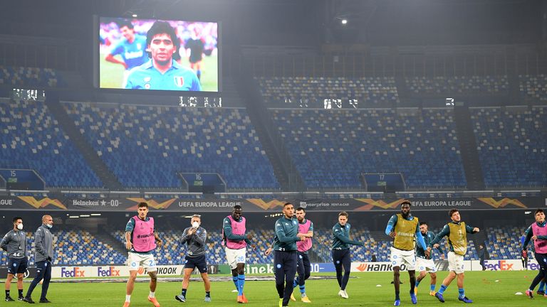 Serie A clubs will continue to pay their respects to Diego Maradona this weekend.