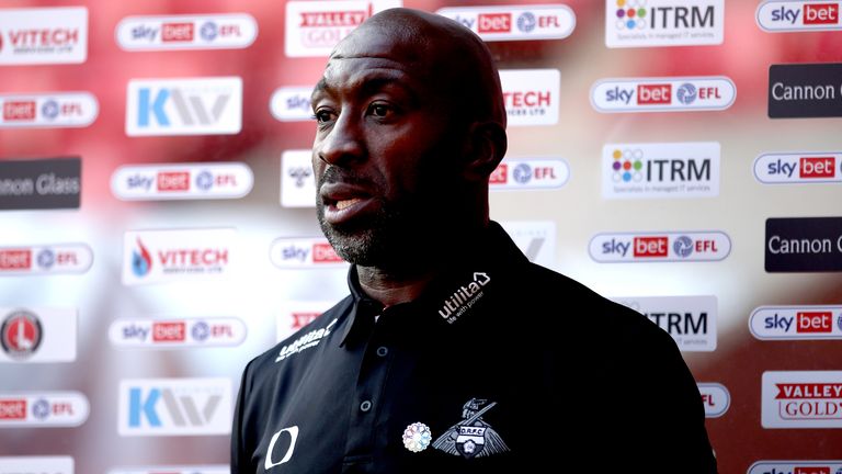 Doncaster Rovers manager Darren Moore