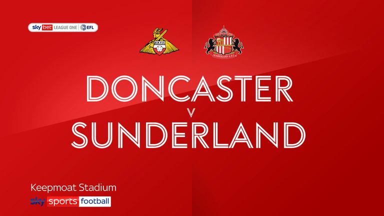 Doncaster v Sunderland badge