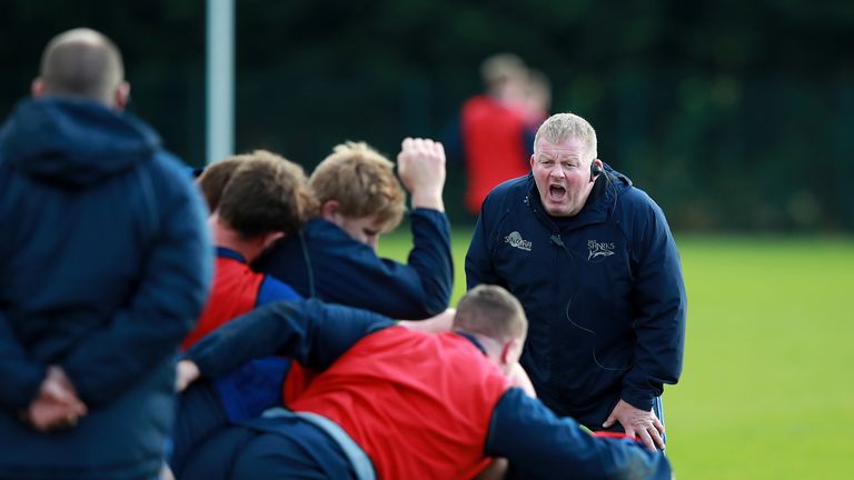 Sale's players are put through their paces at training last week