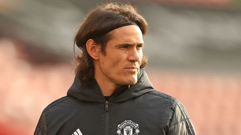 Edinson Cavani, Manchester United striker