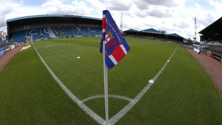 A general view of Brunton Park, home of Carlisle United