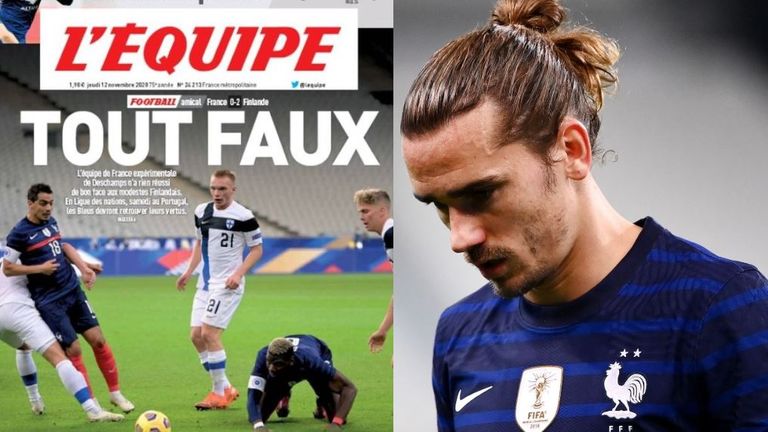 Everything that could go wrong did for France, according to L'Equipe