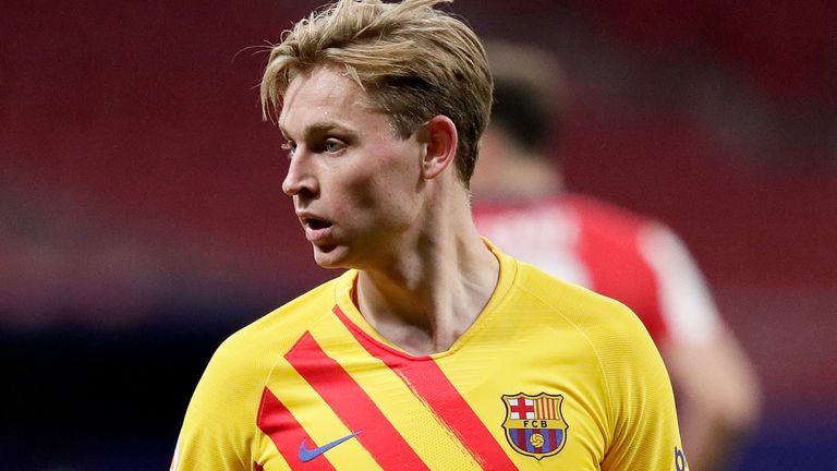 Frenkie de Jong is also being rested by Ronald Koeman