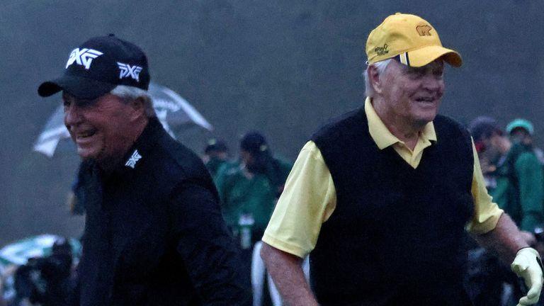 Gary Player and Jack Nicklaus