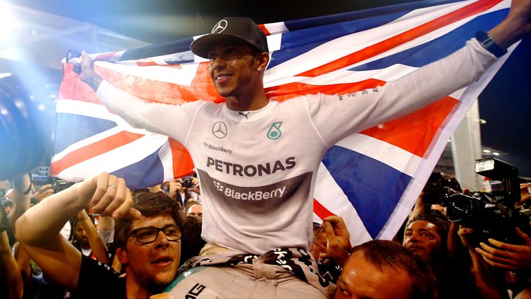 Hamilton claimed the 2014 title, his second in F1, after winning the Abu Dhabi decider