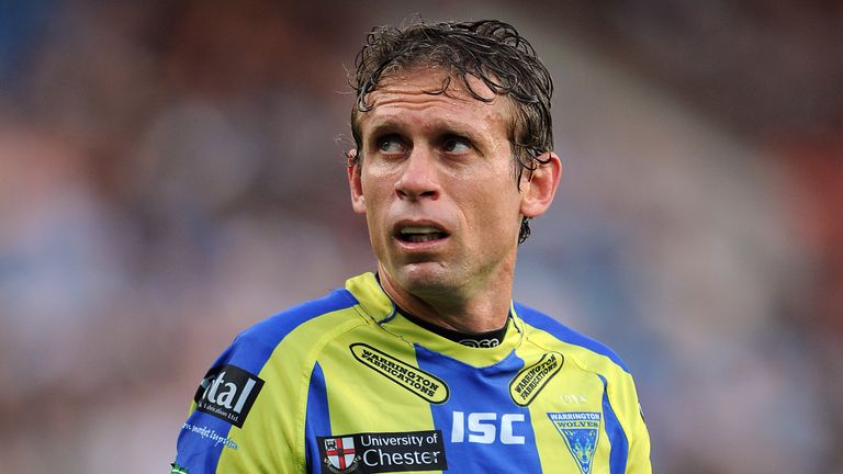 Brett Hodgson spent three years with Warrington Wolves after moving from Huddersfield