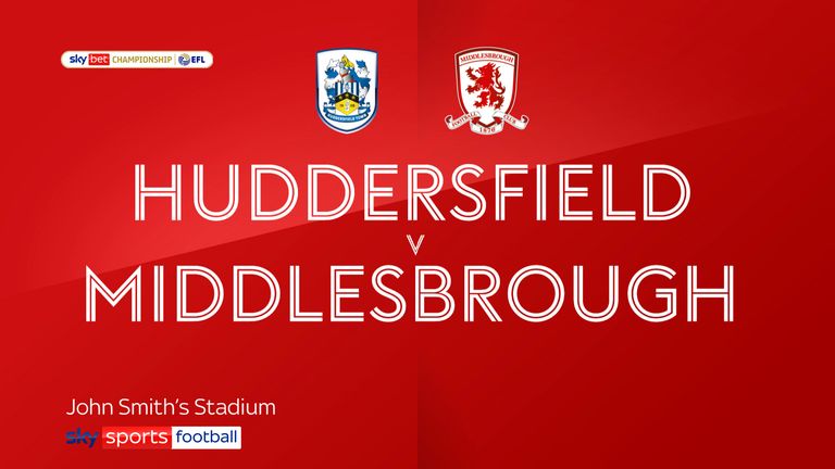Huddersfield v Middlesbrough badge