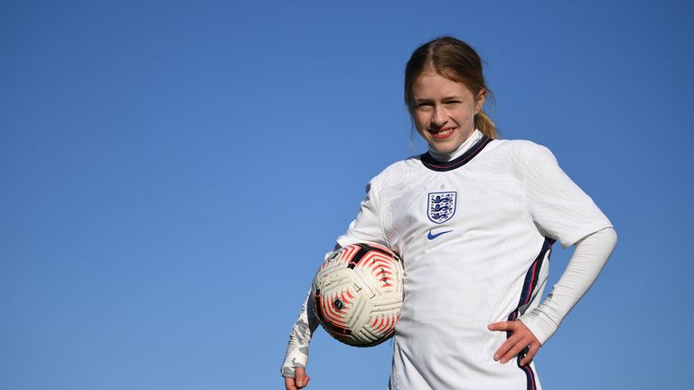 Imogen Papworth-Heidel completed her 7.1 million keepy-uppie challenge on Wednesday