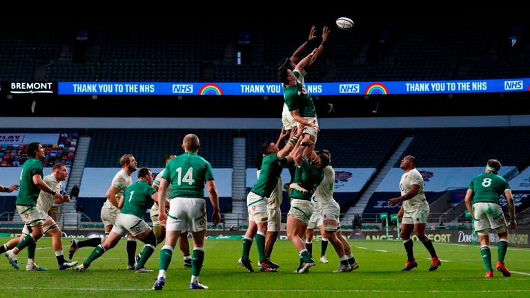 The lineout and breakdown proved key battlegrounds in Saturday's Test, with Ireland second best by a considerable margin in both