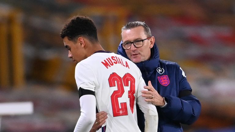 Musiala made his first start for Aidy Boothroyd&#39;s England U21s on Tuesday