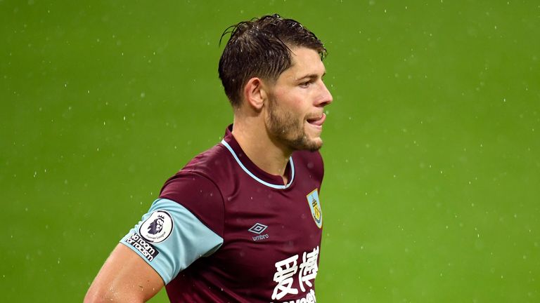 Burnley rejected bids for defender James Tarkowski from West Ham and Leicester in the last transfer window