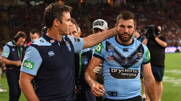 BRISBANE, AUSTRALIA - NOVEMBER 18: during game three of the State of Origin series between the Queensland Maroons and the New South Wales Blues at Suncorp Stadium on November 18, 2020 in Brisbane, Australia. (Photo by Bradley Kanaris/Getty Images)