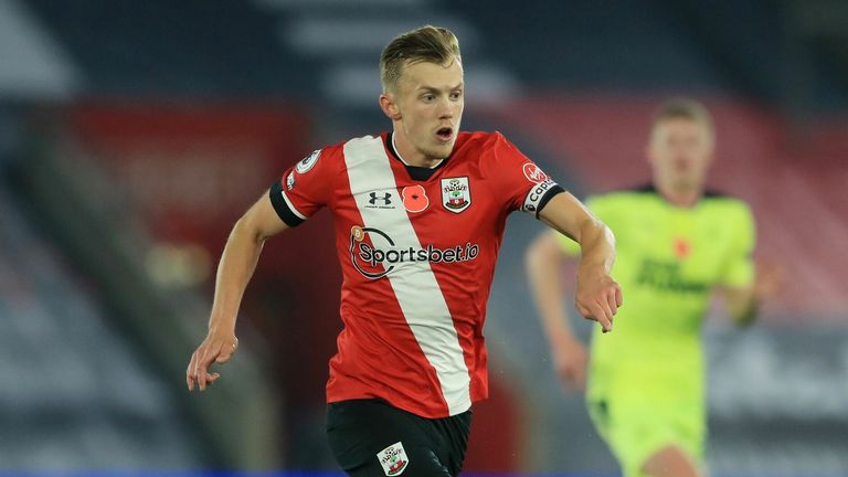 James Ward-Prowse controlled the midfield for Southampton