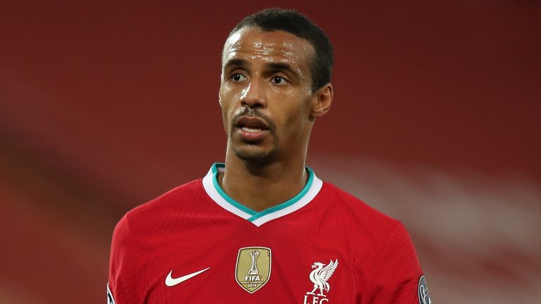Joel Matip returns to the Liverpool squad for the visit of Ajax