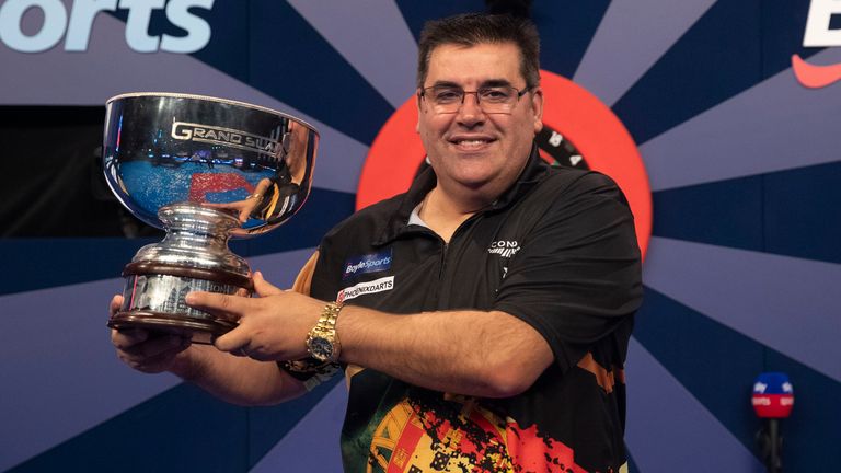 Jose De Sousa produced the performance of his life to beat James Wade and lift the Grand Slam of Darts title