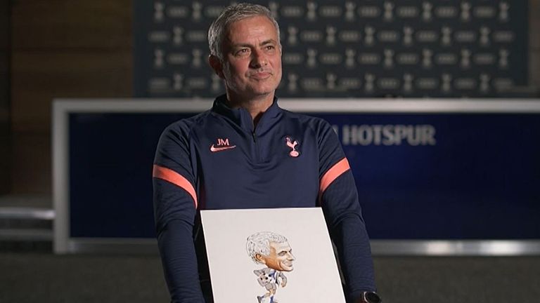 Jose Mourinho reflects on his first year at Tottenham and looks at some artworks representing the most memorable moments.