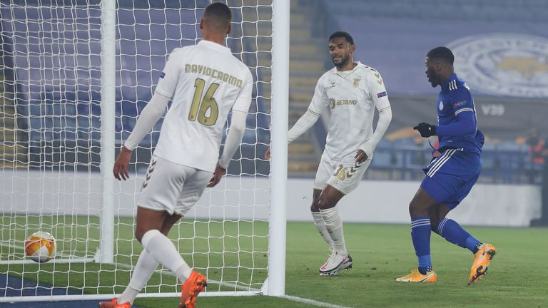 Kelechi Iheanacho puts Leicester City ahead against Braga