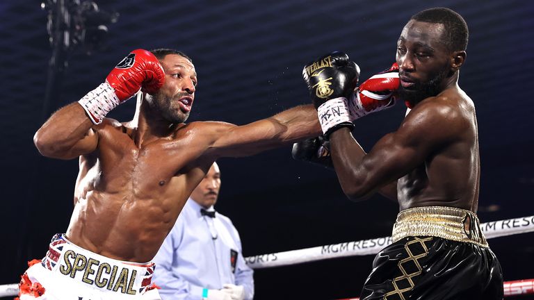 LAS VEGAS, NV - NOVEMBER 14:  at the MGM Grand Conference Center on November 14, 2020 in Las Vegas, Nevada. (Photo by Mikey Williams/Top Rank Inc via Getty Images)