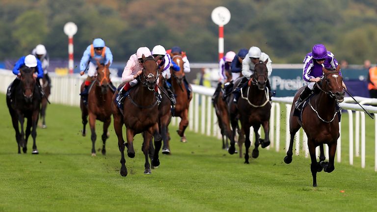 Kew Gardens won the 2018 St Leger at Doncaster