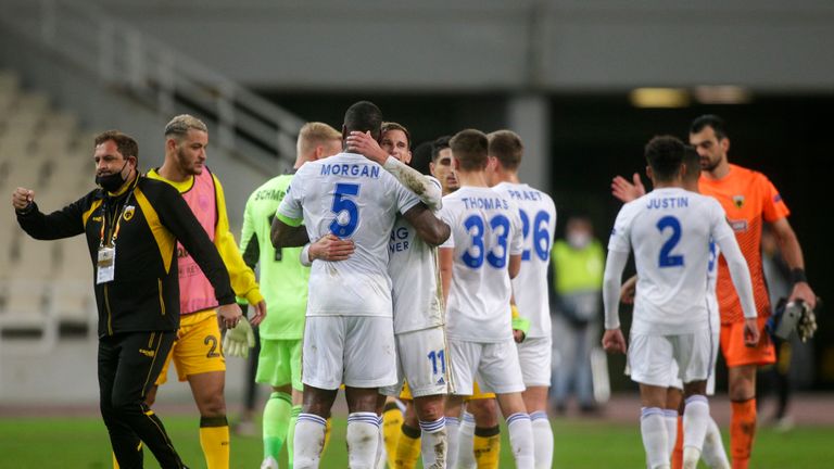 Leicester made it two Europa League group stage wins from two against AEK Athens