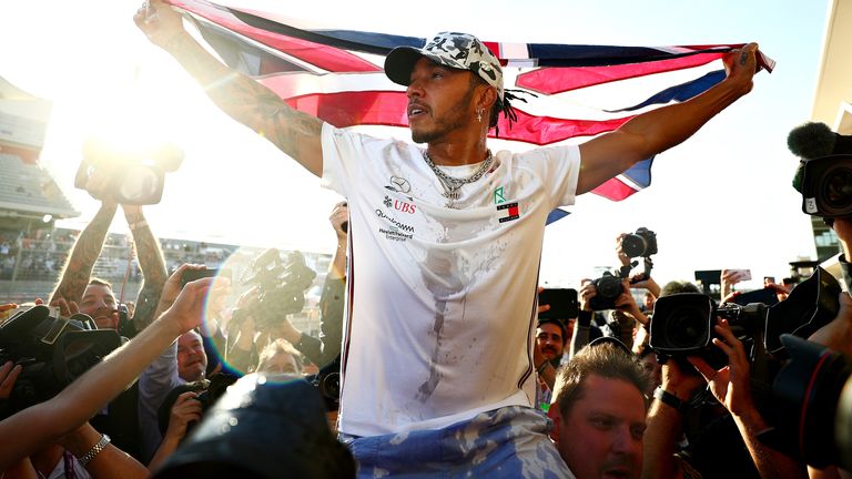 His sixth crown was one of his most comfortable, clinched at the 2019 US GP