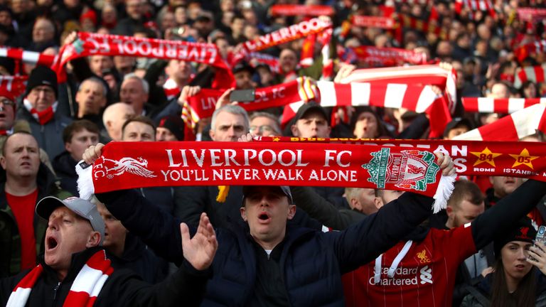 Liverpool can have up to 2,000 fans back at Anfield from December 2