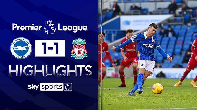 BRIGHTON 1-1 LIVERPOOL