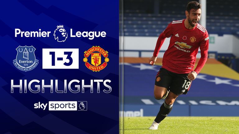 EVERTON 1-3 MANCHESTER UNITED