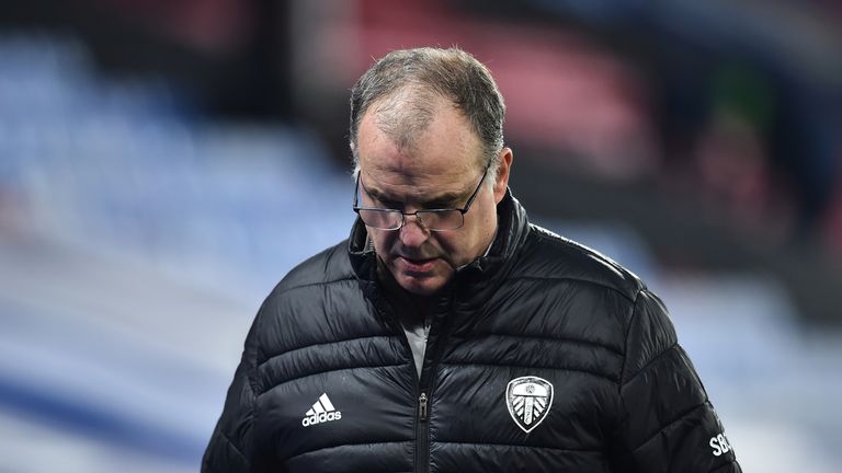 Marcelo Bielsa refused to comment on Saturday about the offside decision 