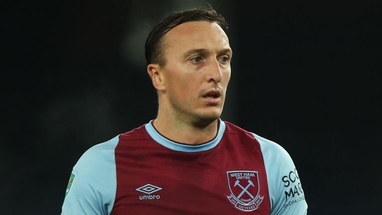 Mark Noble in action for West Ham