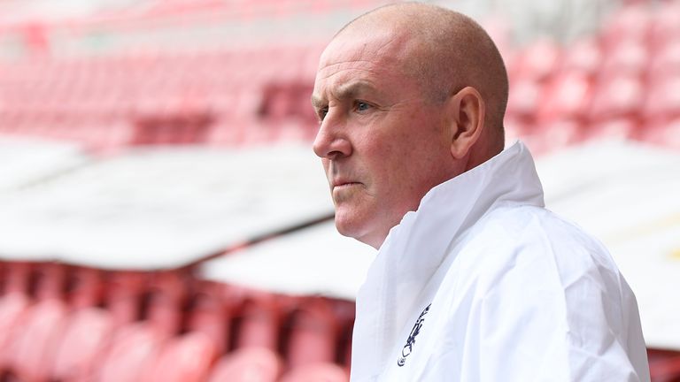 Mark Warburton, manager of Queens Park Rangers, looks on ahead of the Sky Bet Championship match between Middlesbrough and Queens Park Rangers at Riverside Stadium on July 05, 2020 in Middlesbrough, England. (Photo by George Wood/Getty Images)