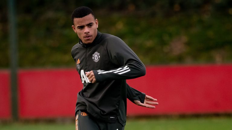 Manchester United striker Mason Greenwood has not trained for nine days due to illness