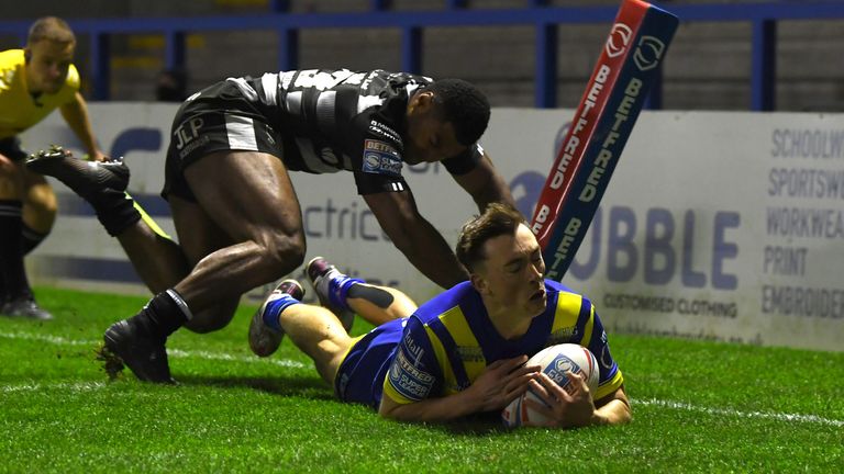 Matty Ashton's two tries were not enough to help Warrington avoid defeat