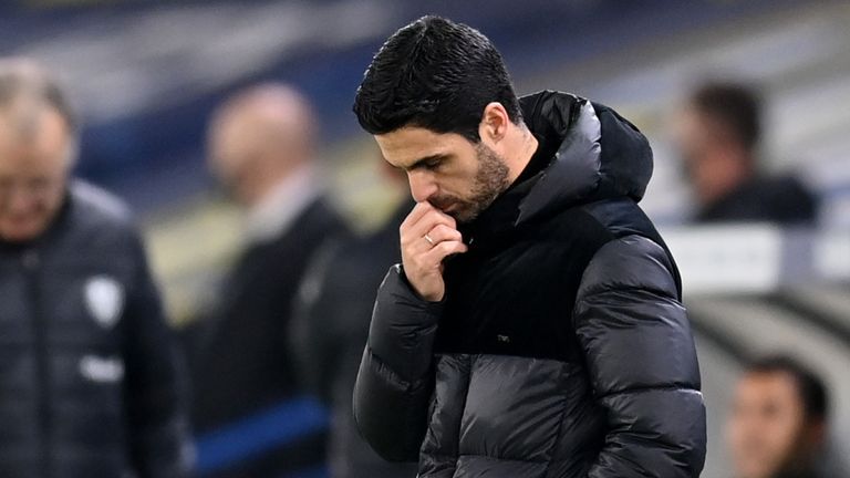 Mikel Arteta has labelled Nicolas Pepe &#39;unacceptable&#39; after his red card vs Leeds