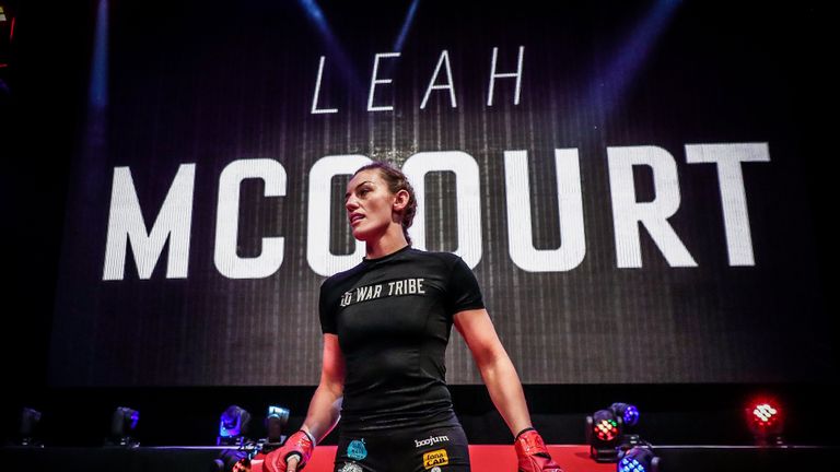 Bellator fighter Leah McCourt believes she&#39;s only been operating at five percent of her potential due to a shoulder injury.