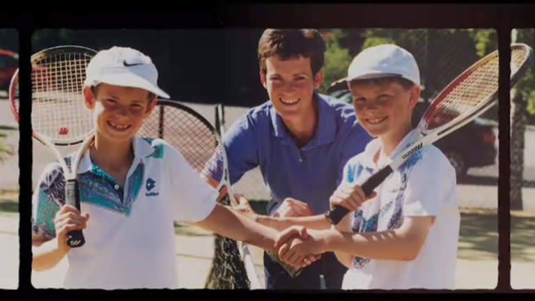 Growing up the Murray boys were extremely sporty, with tennis being one of their loves