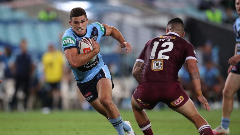Nathan Cleary answered his critics with an impressive display for the Blues