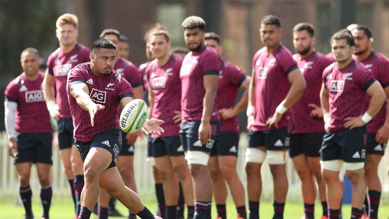 New Zealand in training this week ahead of Saturday's clash in Brisbane