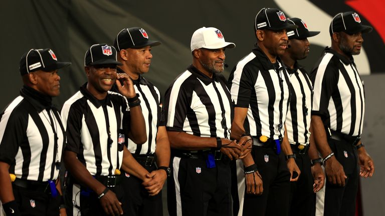NFL's first all-black team of officials take charge of Tampa Bay