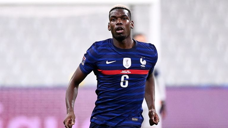 Paul Pogba featured in all three of France's matches during the recent international break