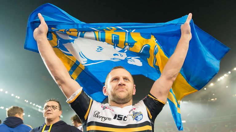 Picture by Allan McKenzie/SWpix.com - 07/10/2017 - Rugby League - Betfred Super League Grand Final - Castleford Tigers v Leeds Rhinos - Old Trafford, Manchester, England - Rob Burrow.
