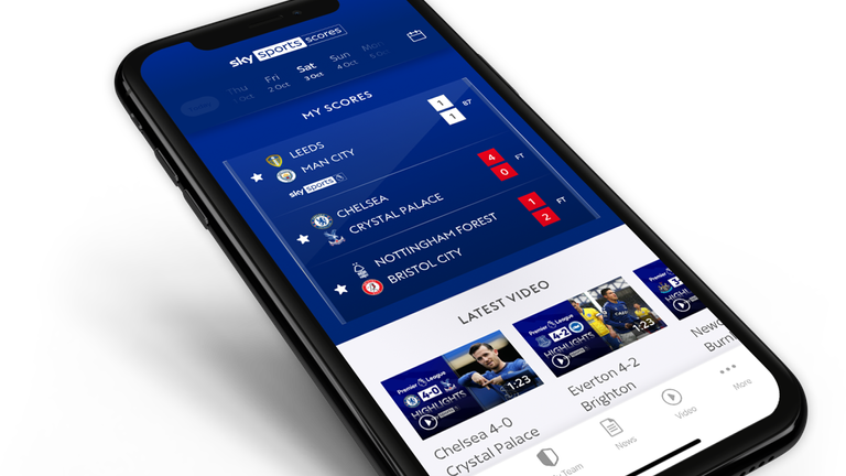 Sky Sports Scores app