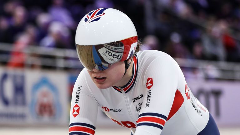 Sophie Capewell narrowly missed out on a medal in the women's keirin (File picture) 