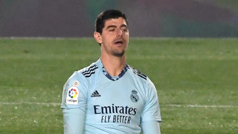 Thibaut Courtois' late mistake gave Alaves victory over Real Madrid