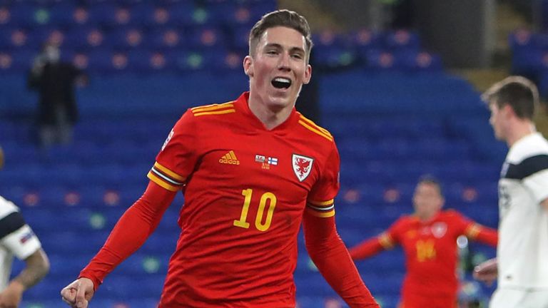 HARRY WILSON SCORES FOR WALES VS FINLAND