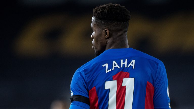 Wilfried Zaha called for greater action and education after he received racist messages in July