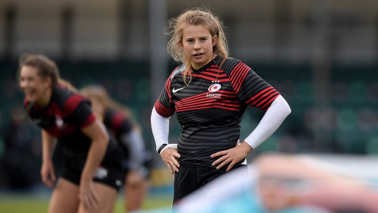  Zoe Harrison of Saracens 