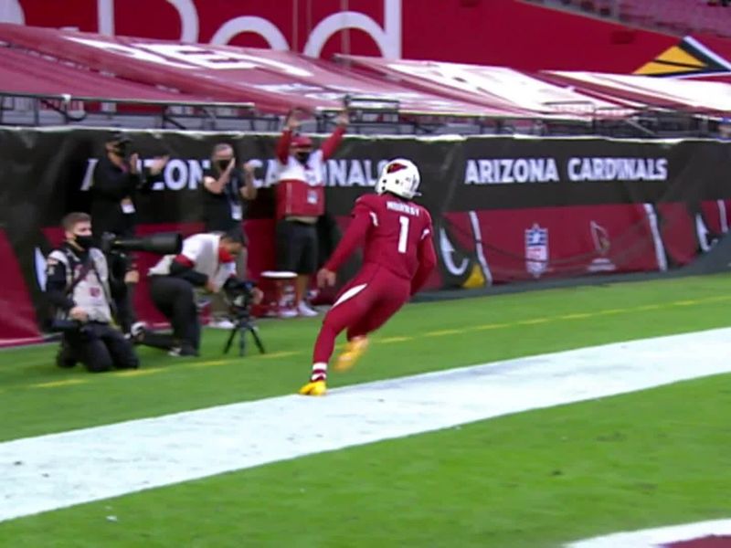 Kyler Murray connects with DeAndre Hopkins on wild Cardinals Hail