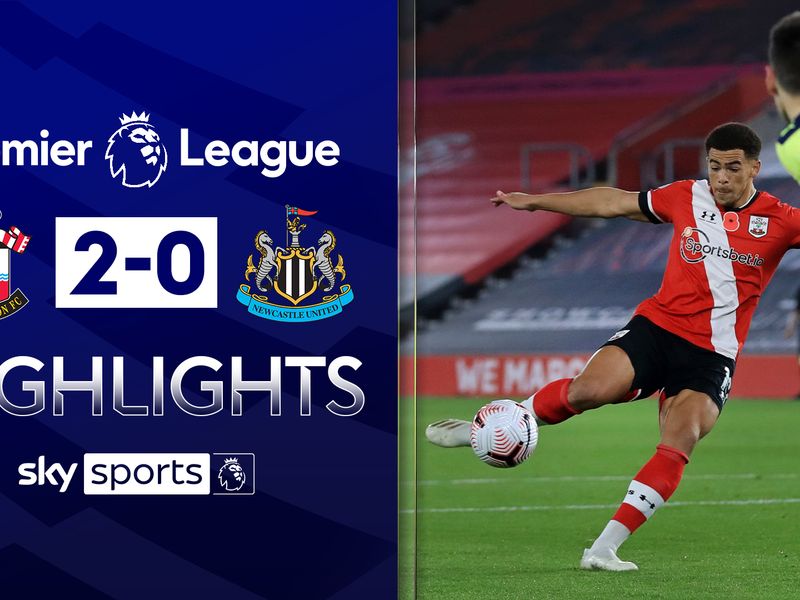 Southampton 2 0 Newcastle Che Adams And Stuart Armstrong On Target To Send Saints Top Football News Sky Sports